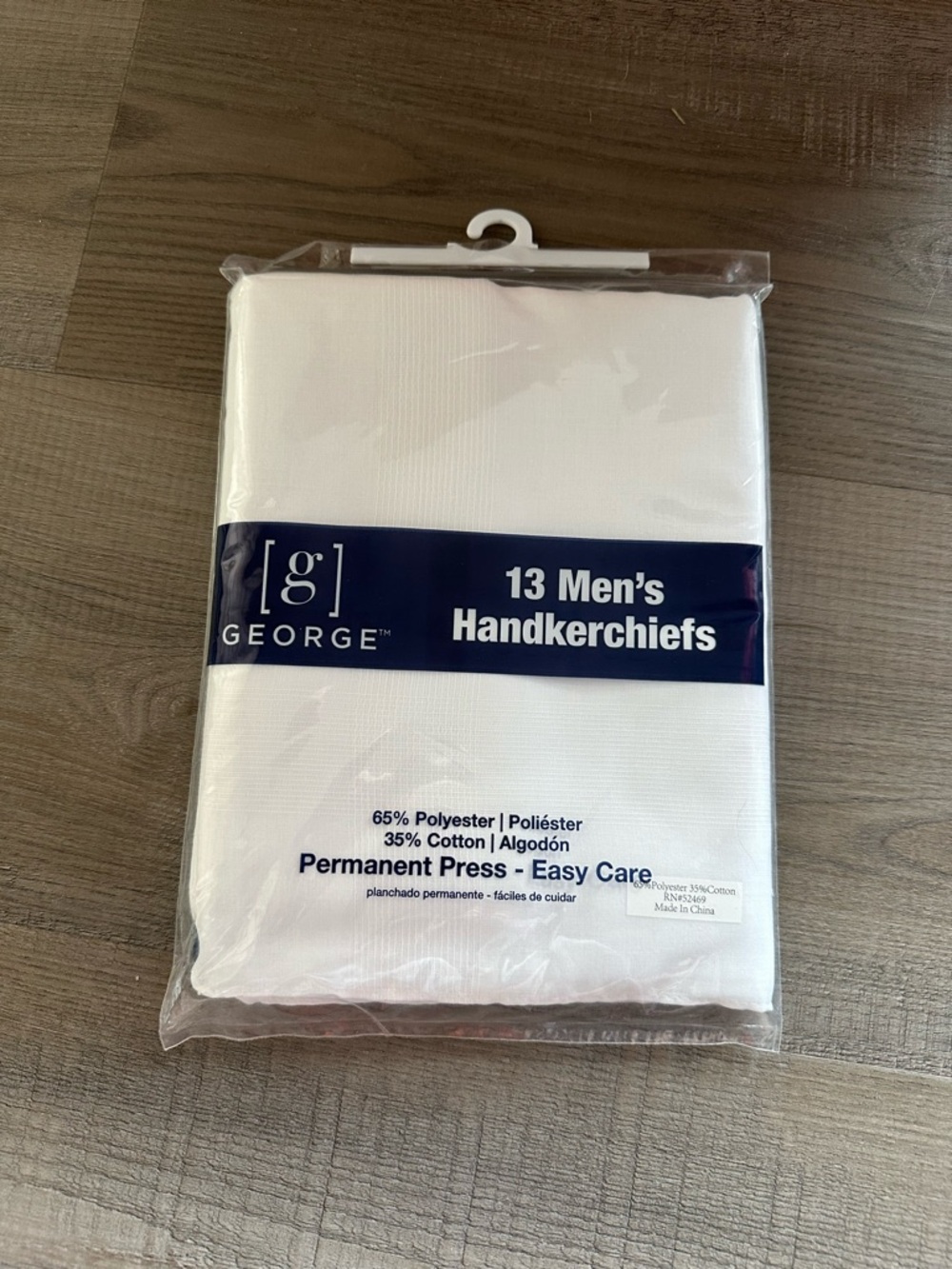 George 13 Pack Men’s Handkerchiefs